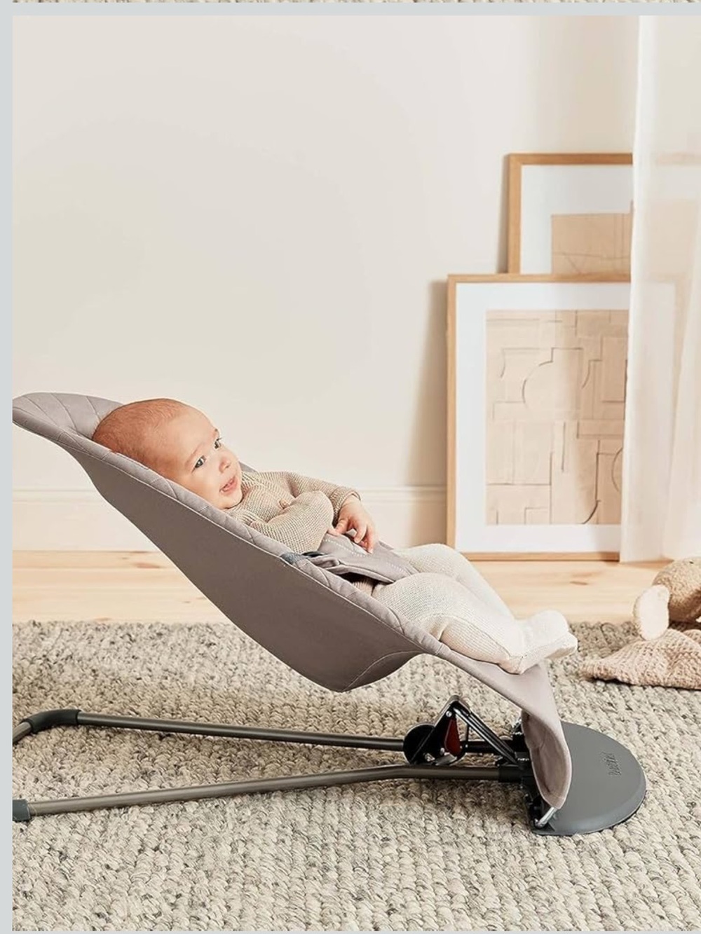 BabyBjorn Baby Bouncer Bliss With Toy Bar 4 Positions Toddler Seat Portable - Picture 12 of 17